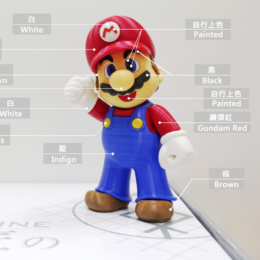 🎲 Super Mario complete set・Free STL File for ・Cults